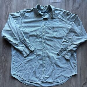 Ralph Lauren Casual Sage Button Down Shirt
